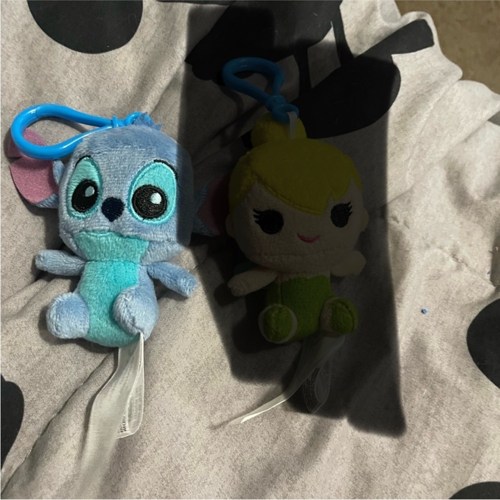 Blue Stitch Plush Keychain (Disney)